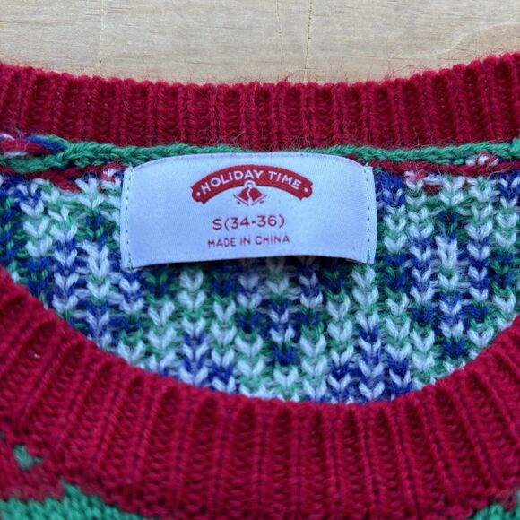 Holiday Time Gorilla Ugly Christmas Sweater Unisex Small - Picture 3 of 6